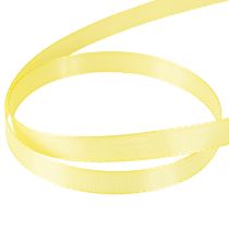 Prodotto Nastro decorativo in taffetà, nastro regalo giallo chiaro 10 mm 50 m