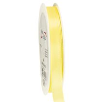 Prodotto Nastro decorativo in taffetà, nastro regalo giallo chiaro 15 mm 50 m