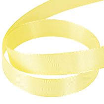 Prodotto Nastro decorativo in taffetà, nastro regalo giallo chiaro 15 mm 50 m