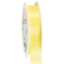 Prodotto Nastro decorativo in taffetà, nastro regalo giallo chiaro 25 mm 50 m
