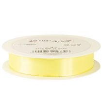 Prodotto Nastro decorativo in taffetà, nastro regalo giallo chiaro 25 mm 50 m