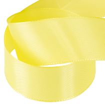Prodotto Nastro decorativo in taffetà, nastro regalo giallo chiaro 40 mm 50 m