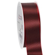 Prodotto Nastro decorativo in taffetà rosso, versatile, 40 mm x 50 m