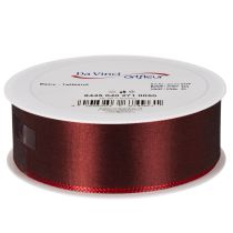 Prodotto Nastro decorativo in taffetà rosso, versatile, 40 mm x 50 m