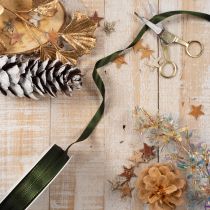 Prodotto Nastro decorativo, nastro stretto in taffetà per confezioni regalo creative, larghezza 10 mm, lunghezza 50 m