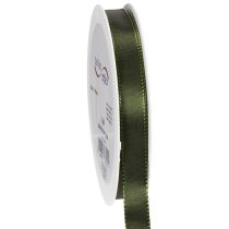Prodotto Nastro regalo con bordo intrecciato, nastro in taffetà per lavori creativi, largo 15 mm, lungo 50 m.