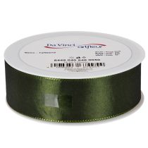 Prodotto Nastro di raso per confezioni regalo, nastro di taffetà, verde, largo 40 mm, lungo 5 m.