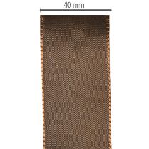 Prodotto Nastro da regalo in taffetà largo, elegante e lucido, 40 mm x 50 m