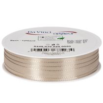 Prodotto Nastro regalo sottile beige, ideale per confezioni regalo, largo 10 mm e lungo 50 m.