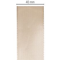 Prodotto Nastro decorativo in taffetà in rotolo, ideale per fiocchi, larghezza 40 mm, lunghezza 50 m.