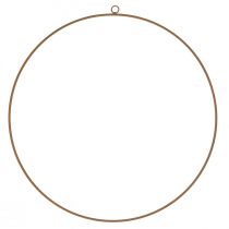 Cerchio decorativo, anello in metallo, anello decorativo per appendere la patina Ø37cm 3 pezzi