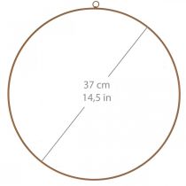 Cerchio decorativo, anello di metallo, anello decorativo per appendere la patina Ø37cm 3pz