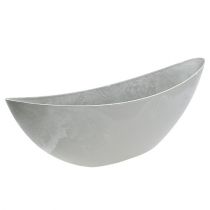 Prodotto Ciotola decorativa grigio chiaro 55,5 cm x 14 cm H17,5 cm 1 pezzo