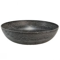 Prodotto Ciotola decorativa rotonda per piante grigio Ø37cm H10.5cm 3pz