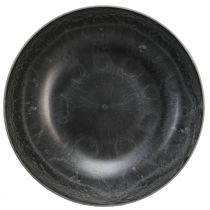 Prodotto Ciotola decorativa rotonda per piante grigio Ø37cm H10.5cm 3pz