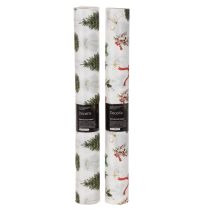 Prodotto Tessuto decorativo natalizio, venduto al metro, larghezza 120 cm, 2 pezzi