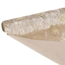 Prodotto Runner da tavola, in tessuto decorativo, fantasia, con fiocchi larghi, 35x120 cm, 2 pezzi