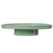 Prodotto Piatto decorativo rotondo verde con supporto per la tavola, 30 cm