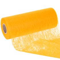 Prodotto Runner da tavola in tessuto non tessuto, giallo, 23 cm, moderno rotolo decorativo per la tavola