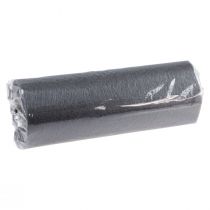 Prodotto Dekovlies runner da tavolo decorativo in pile grigio 23 cm 25 m