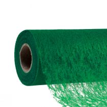 Prodotto Runner da tavolo decorativo in pile Runner da tavolo decorativo in pile verde 23 cm 25 m
