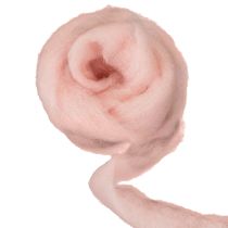 Prodotto Lana decorativa rosa, cordoncino di lana da 2 m per infeltrimento, ideale per lavori artigianali e floricoltura.