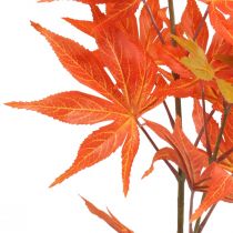 Ramo decorativo acero foglie d&#39;arancio ramo artificiale autunno 80 cm