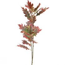 Ramo decorativo autunno foglie decorative foglie di quercia rosse, verdi 100 cm
