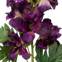 Prodotto Delphinium decorativo, fiore artificiale per eleganti accenti floreali, 79 cm, 3 pezzi