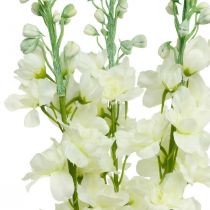 Prodotto Delphinium Bianco Artificiale Delphinium Fiori Di Seta Fiori Artificiali 3 Pezzi