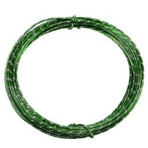 Filo di alluminio diamantato verde mela 2mm 10m