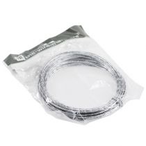 Prodotto Filo di alluminio diamantato argento 2 mm 10 m per decorazioni e artigianato