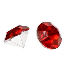 Diamante acrilico 8mm rosso 50g