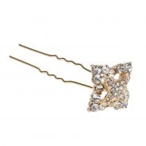 Diamante Needle Decorazione di nozze Oro 7cm 9 pezzi