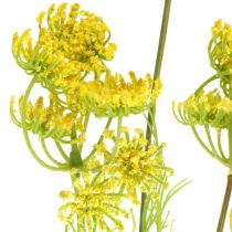 Aneto giallo per piante artificiali aneto per decorare L80cm
