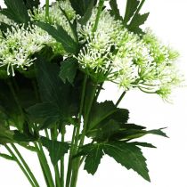 Prodotto Aneto in fiore, erbe artificiali, pianta decorativa verde, bianco 49 cm 9 pezzi