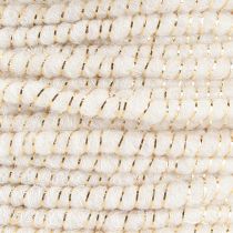 Prodotto Filo stoppino glamour bianco/oro con filo 33m
