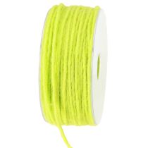 Prodotto Stoppino filo lana corda feltro corda verde chiaro W3mm L100m