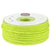 Prodotto Stoppino filo lana corda feltro corda verde chiaro W3mm L100m