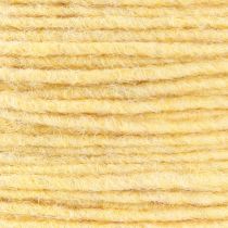 Prodotto Filo di stoppino cordone di lana cordone di feltro filo di lana giallo Ø3mm 100m