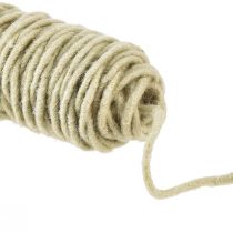 Prodotto Stoppino filo di lana cordone di feltro cordone di feltro beige L55cm