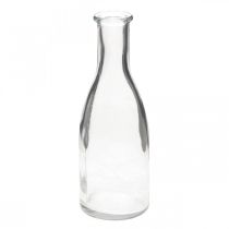 Cesto portabottiglie vaso in metallo decorazione tavolo nero 23×9×12cm