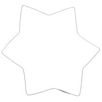 Prodotto Anello onda stella in filo stelle in filo per ghirlande 30 cm 10 pz