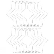 Prodotto Anello onda stella in filo stelle in filo per ghirlande 30 cm 10 pz