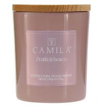 Prodotto Candela profumata in vetro Camila ai frutti di bosco Ø7,5cm H8cm