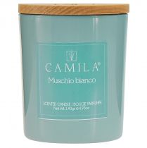 Prodotto Candela profumata in vetro Camila Muschio Bianco Ø7.5cm H8cm