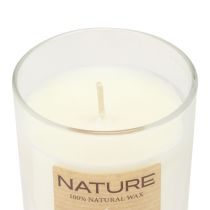 Candela profumata in vetro cera naturale Wenzel Candles Magnolia 85×70mm