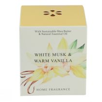 Prodotto Candela profumata in vetro, vaniglia e muschio bianco, 3 ore, H8,5 cm