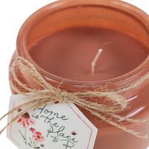Candele profumate in vetro Candele cera camomilla Ø10cm H8.5cm 3pz