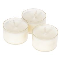 Prodotto Candele tealight profumate alla citronella per serate romantiche a casa o in giardino, 25 mm, 7 ore, 18 pezzi